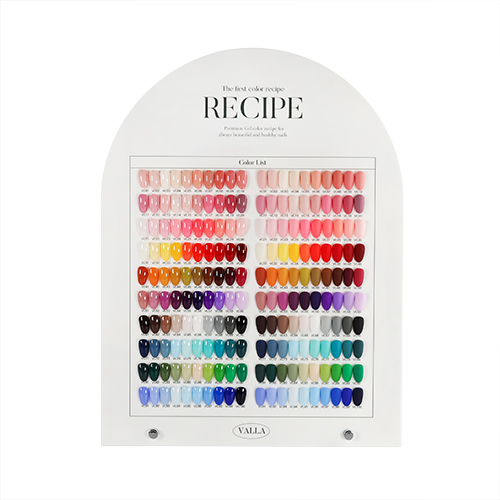 VALLA カラーチャート(カラーチップ付)