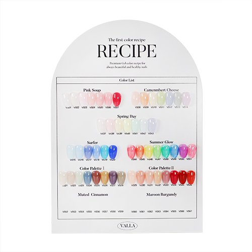 VALLA カラーチャート(カラーチップ付)