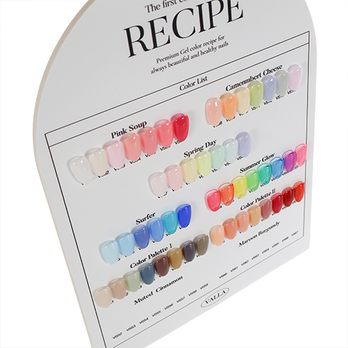 VALLA カラーチャート(カラーチップ付)