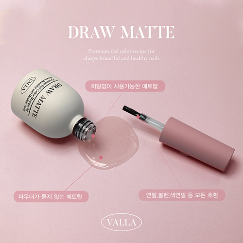 VALLA BASIC SERIES DRAW MATTE TOP GEL